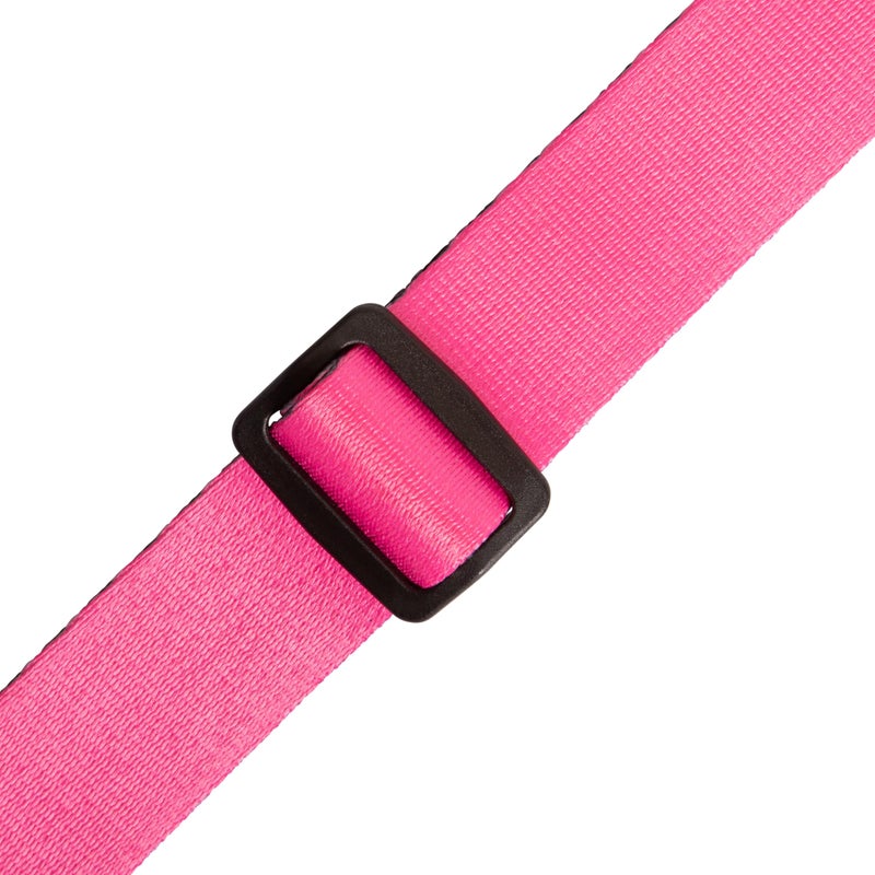 Levy's Leathers 1.5" Kids Guitar Strap Series with Tri-Glide Adjustment; Pink (MPJR-PNK) - Image 2